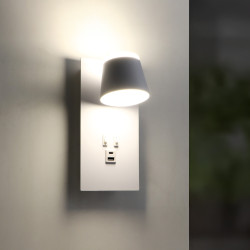 Aplique de pared Led orientable White Down 17W  4000K