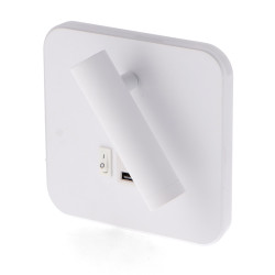 Aplique de pared Led orientable White Tube 10W  4000K