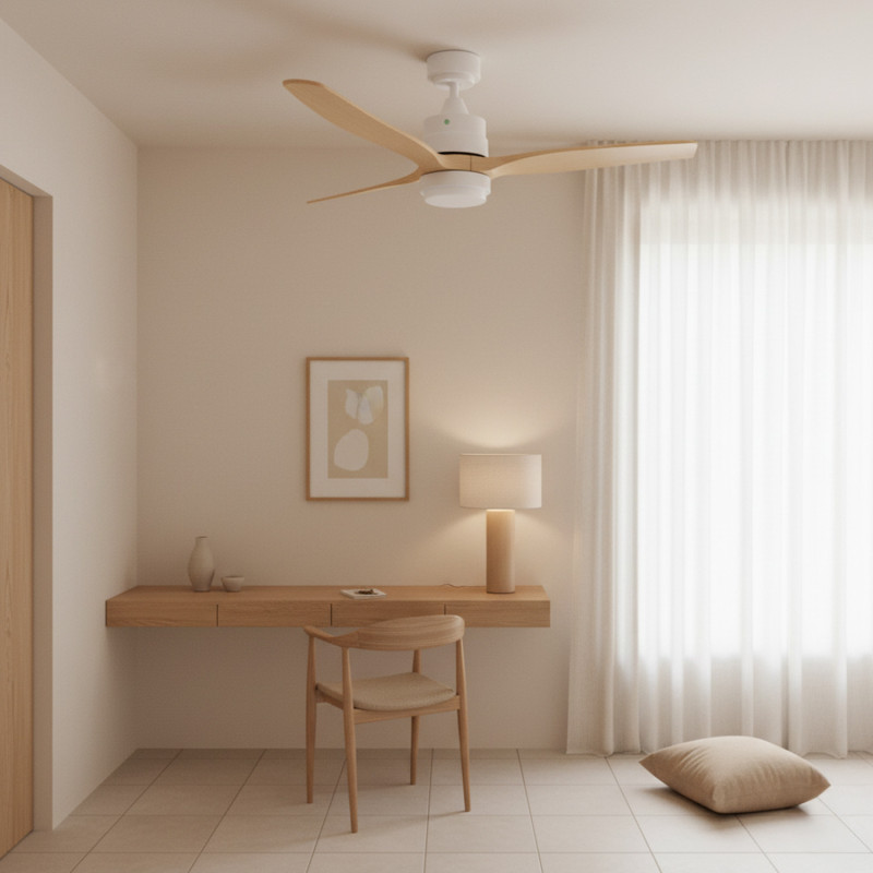 Ventilador de techo LED White Sara  CCT