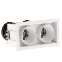 Foco LED Mini White Fix Square 10W CCT  CCT