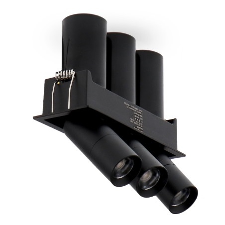 Foco LED orientable Mini Black Tube Square 15W CCT  CCT