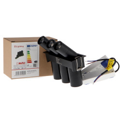 Foco LED orientable Mini Black Tube Square 15W CCT  CCT