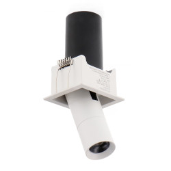 Foco LED orientable Mini White Tube Square 5W CCT  CCT