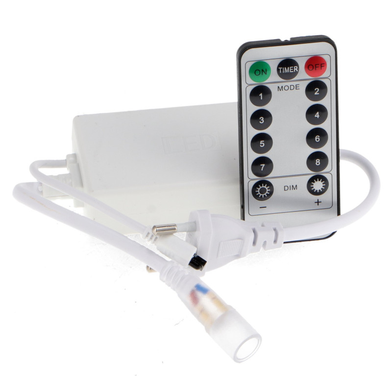 Controlador para Manguera  LED Multicolor 220V con mando