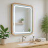 Espejo para Baño LED 15W Wood Square CCT  CCT