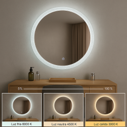 Espejo para Baño LED 15W Jubrique CCT  CCT