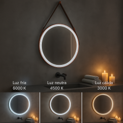 Espejo para Baño LED 15W Salares CCT  CCT
