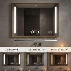 Espejo para Baño LED 12W Tolox Antivaho CCT  CCT