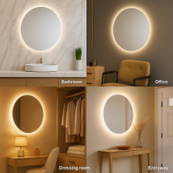 Espejo para Baño LED 20W Ronda CCT  CCT
