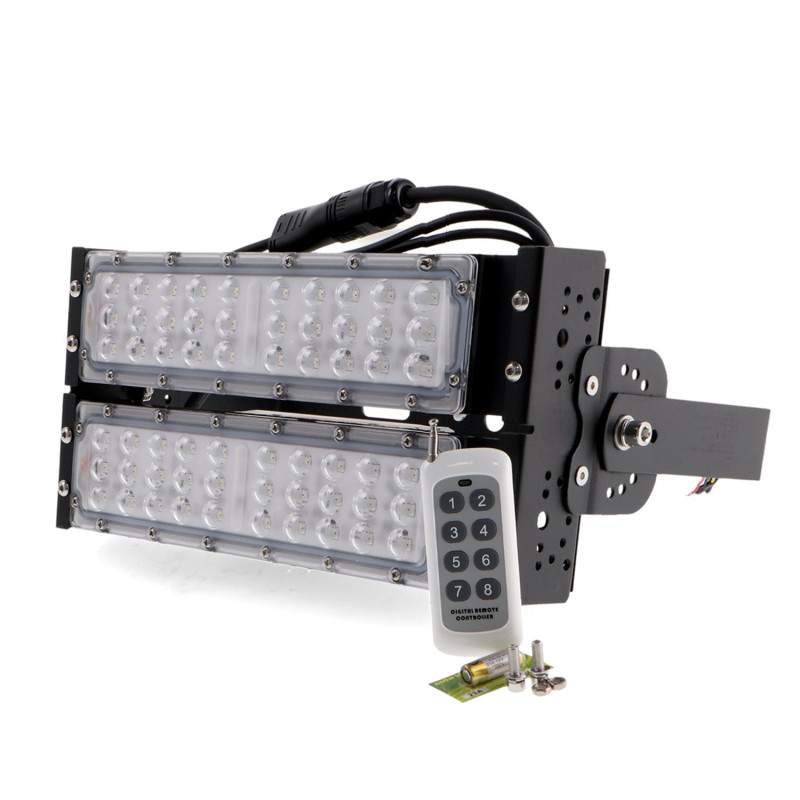Foco Modular LED Worksite 100W RGB DMX  RGB
