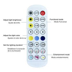 Regleta LED Hexagonal Panel Abeja 200W RGB  RGB