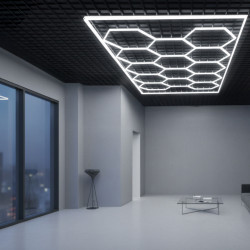 Regleta LED Hexagonal Panel Abeja 600W  6000K