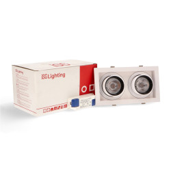 Foco LED orientable doble Tube 24W CCT  CCT
