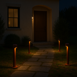 Baliza Led Andru Rust Brown CCT  CCT