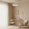 Ventilador de techo LED White Loki Ø106 cm - DSC  CCT
