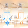 Ventilador de techo LED White Energy  CCT