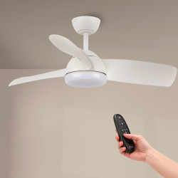 Ventilador de techo LED White Face - DSC  CCT