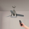 Ventilador de techo LED Niquel Silence - DSC  CCT