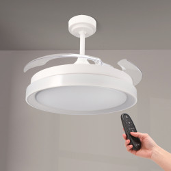 Ventilador de techo LED White Yeray Ø107 cm - DSC  CCT