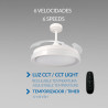 Ventilador de techo LED White Yeray Ø107 cm - DSC  CCT