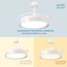 Ventilador de techo LED White Yeray Ø107 cm - DSC  CCT
