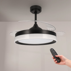 Ventilador de techo LED Black Yeray Ø107 cm - DSC  CCT