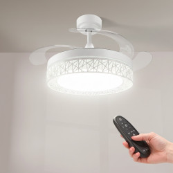 Ventilador de techo LED White Aqua Ø107 cm  CCT