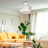 Ventilador de techo LED White Thor Ø91 cm - DSC  CCT