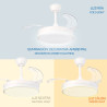 Ventilador de techo LED White Thor Ø91 cm - DSC  CCT