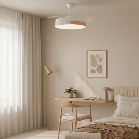 Ventilador de techo LED Messe Nature Ø107 cm  CCT