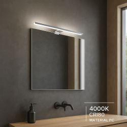 Aplique de pared Led Bath 12W  4000K