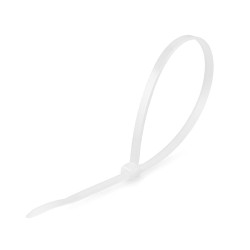 Bolsa 100 pcs bridas blancas 100% nylon  2.5X100 mm