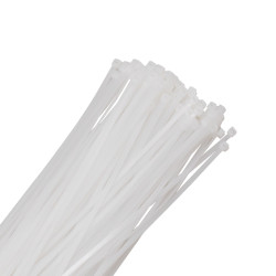 Bolsa 100 pcs bridas blancas 100% nylon  3.5X200 mm