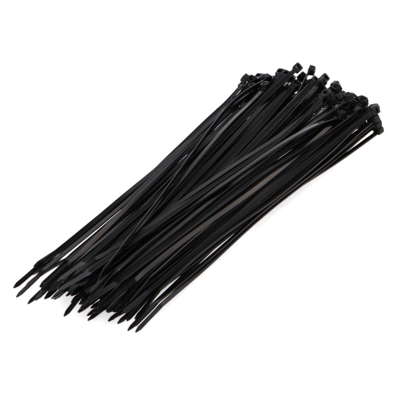 Bolsa 100 pcs bridas negras 100% nylon  2.5X100 mm