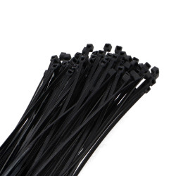 Bolsa 100 pcs bridas negras 100% nylon  2.5X100 mm