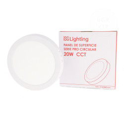 Panel de Superficie Serie Slim Circular 20W CCT  CCT