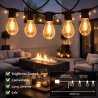 Guirnalda Led Solar de 10 bombillas 6,5M Exterior IP54  2700K