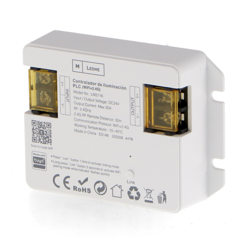 Controlador PLC Master Smart Garden 24V WiFi+2.4GHz