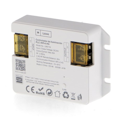 Controlador PLC Master Smart Garden 24V WiFi+2.4GHz