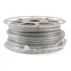 Manguera de Led Redonda 220V 7W/m IP65 - 50 Metros  3000K