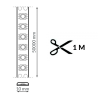 Manguera de Led Redonda 220V 7W/m IP65 - 50 Metros  Verde