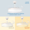 Ventilador de techo LED White Afar Ø107 cm  CCT