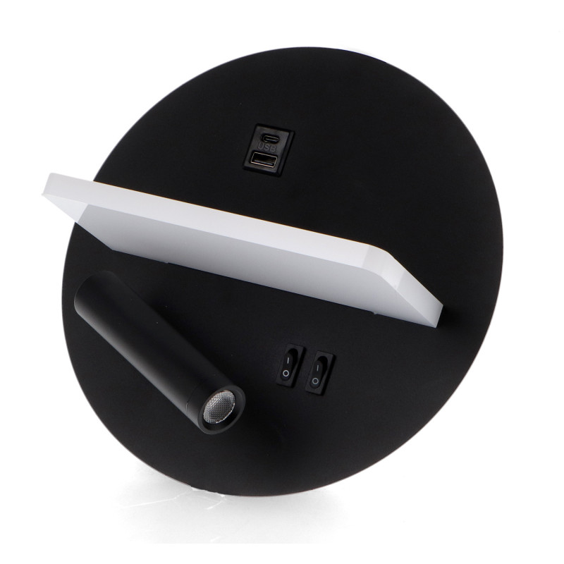 Aplique de pared Led orientable Black Prix 13W  4000K