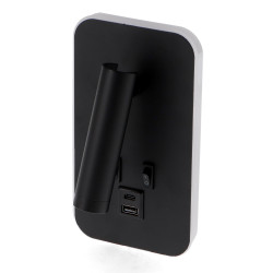 Aplique de pared Led orientable Black Bruve 10W  4000K