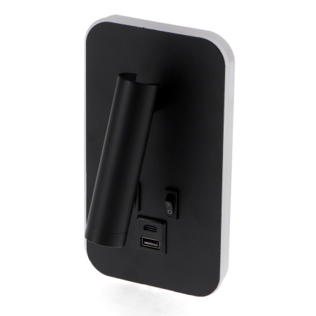 Aplique de pared Led orientable Black Bruve 10W  4000K