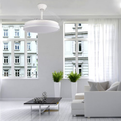 Ventilador de techo LED White Cami Ø107 cm  CCT
