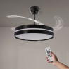 Ventilador de techo LED Black Afar Ø107 cm  CCT