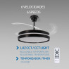 Ventilador de techo LED Black Afar Ø107 cm  CCT
