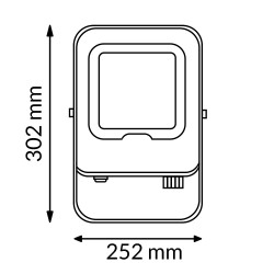 Foco Proyector Led Napoli Plus White 150W CCT  CCT
