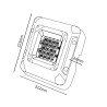 Foco LED Serie PetrolStation Especial Gasolineras 100W  5000K